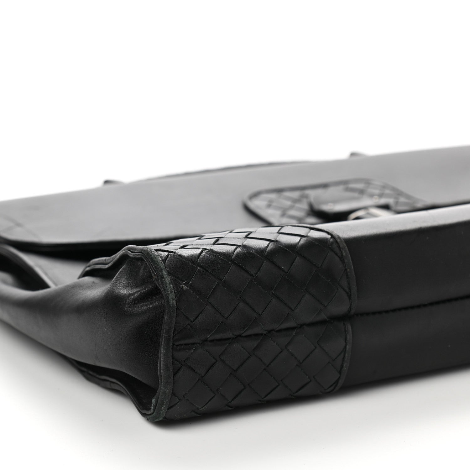 Bottega Veneta Nappa Intrecciato Briefcase Black 8 of 12