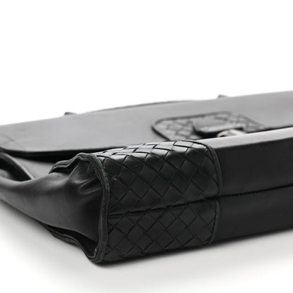 Bottega Veneta Nappa Intrecciato Briefcase Black 8 of 12