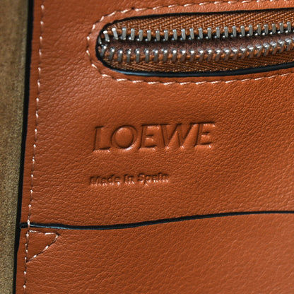 Loewe Canvas Calfskin Flamenco Knot Tote Deep Blue Soft White 8 of 8