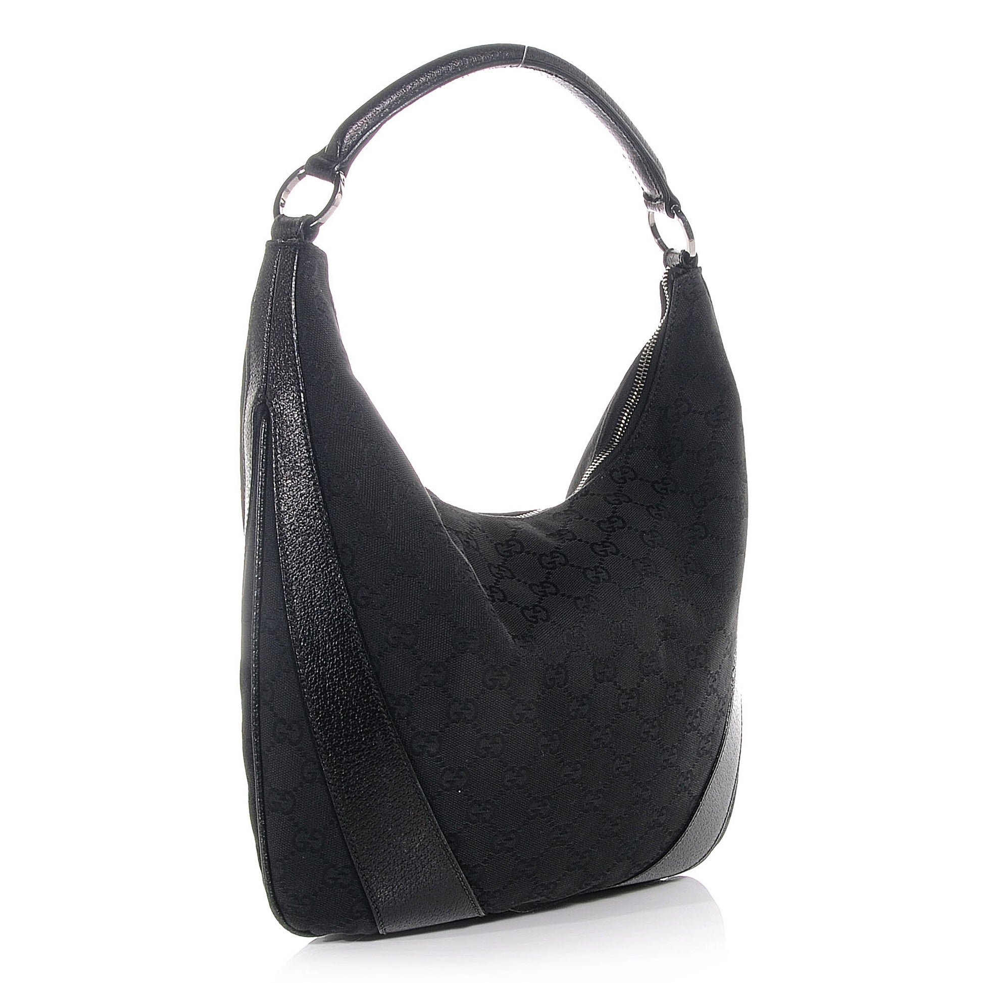 Gucci Small GG Canvas Hobo Black 3 of 7