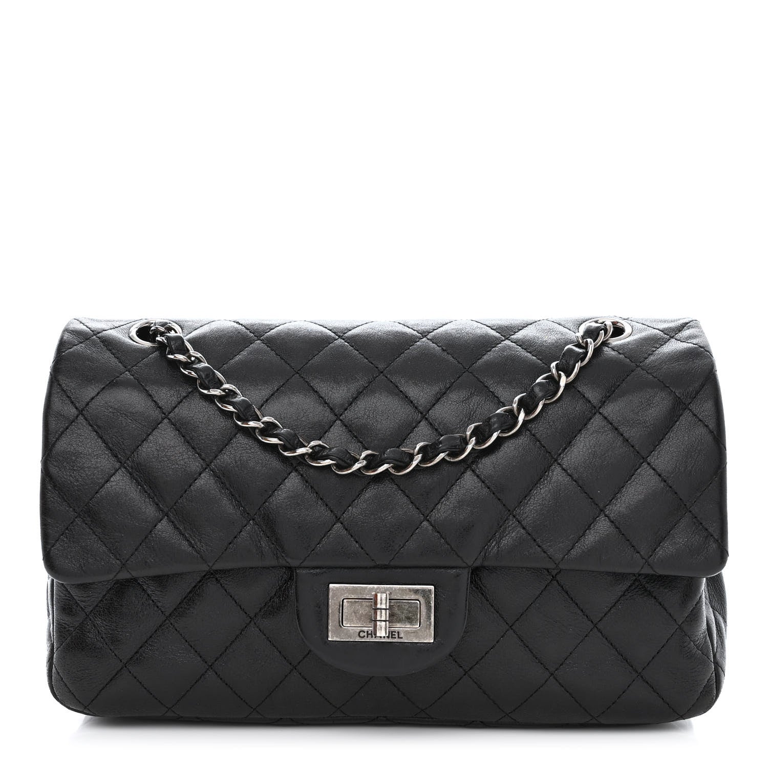 Chanel Lambskin Quilted Medium Hybrid Reissue Flap Black 1 of 11