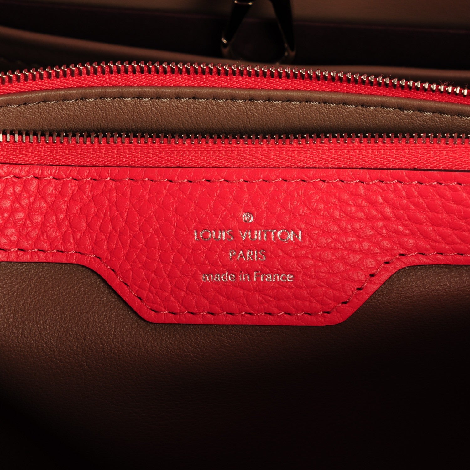 Louis Vuitton Taurillon Capucines MM Rose Litchi 6 of 7