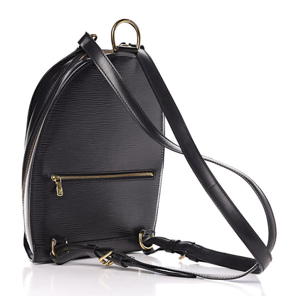 Louis Vuitton Epi Mabillon Backpack Black 3 of 19