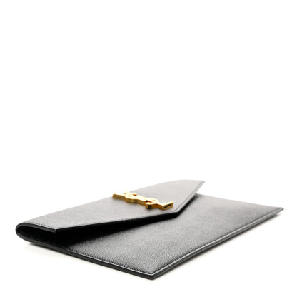 Saint Laurent Grain De Poudre Uptown Pouch Black 4 of 8