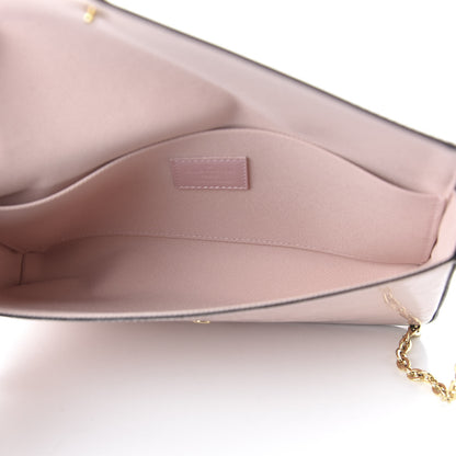 Louis Vuitton Vernis Felicie Chain Wallet Rose Ballerine 8 of 11