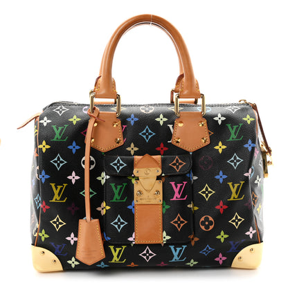 Louis Vuitton Monogram Multicolor Speedy 30 Black 1 of 9