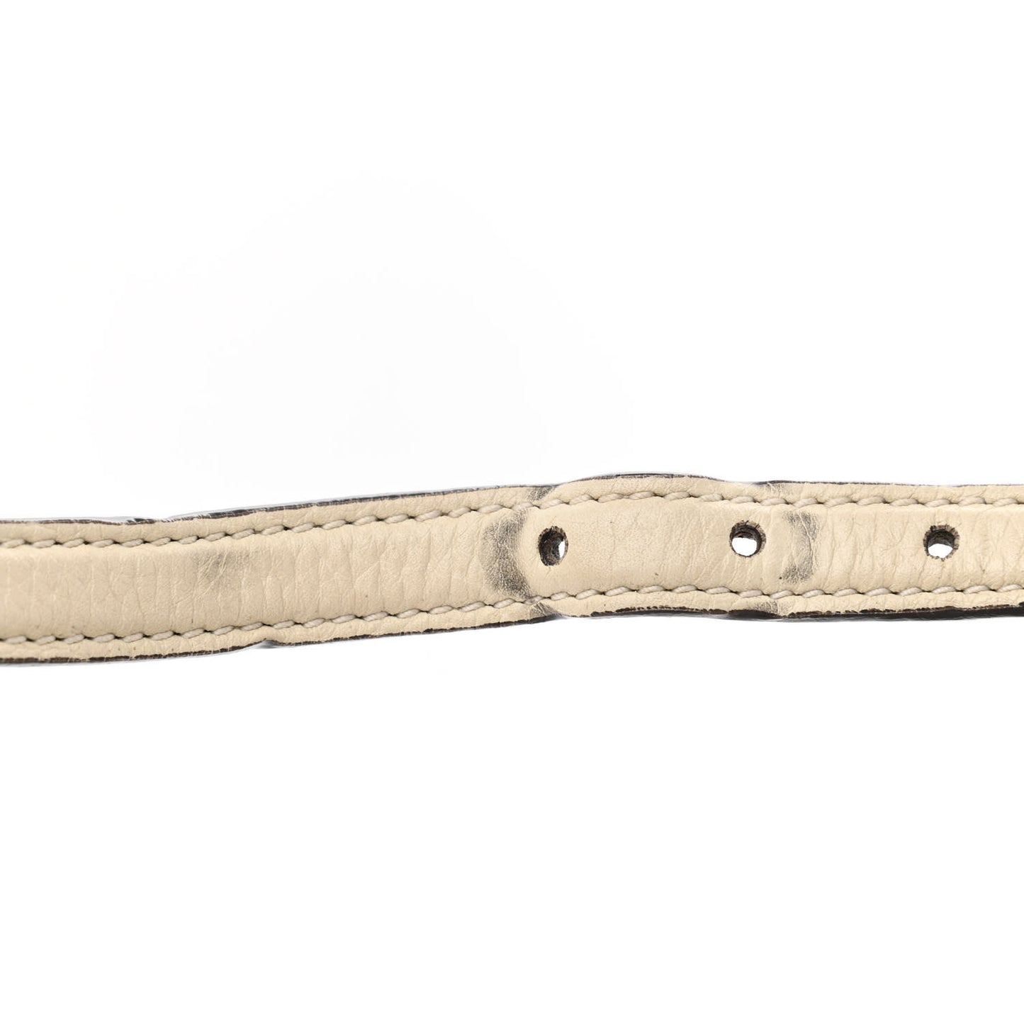 Cellarius Calfskin Medium Bamboo Daily Top Handle Bag Mystic White