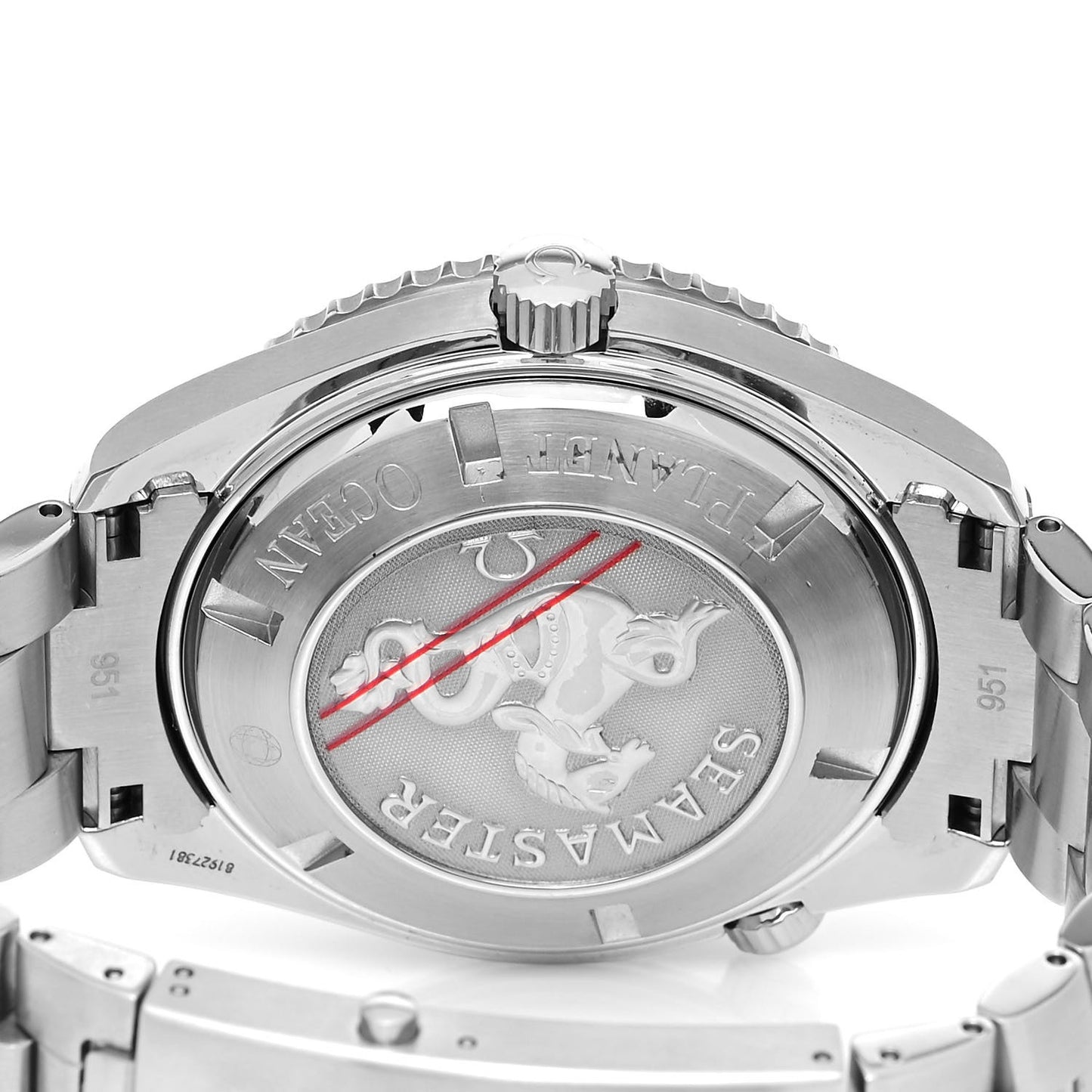 Stainless Steel 45mm Seamaster Planet Ocean Automatic Watch Black 2208.50.00