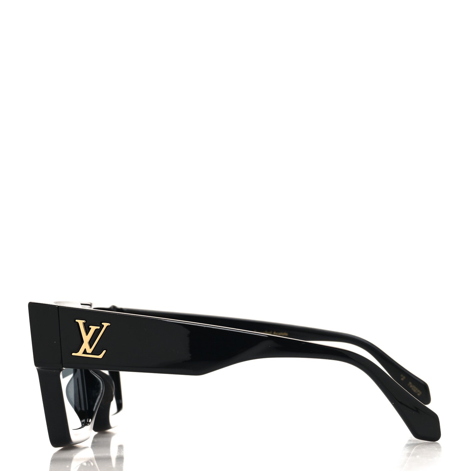 Louis Vuitton Acetate Swarovski Crystal Cyclone Sunglasses Z1578W Black 3 of 7