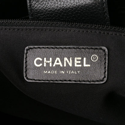 Chanel Calfskin Cerf Executive Shopper Tote Black 6 of 10