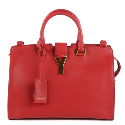 Saint Laurent Calfskin Small Classic Y Cabas Red 1 of 7