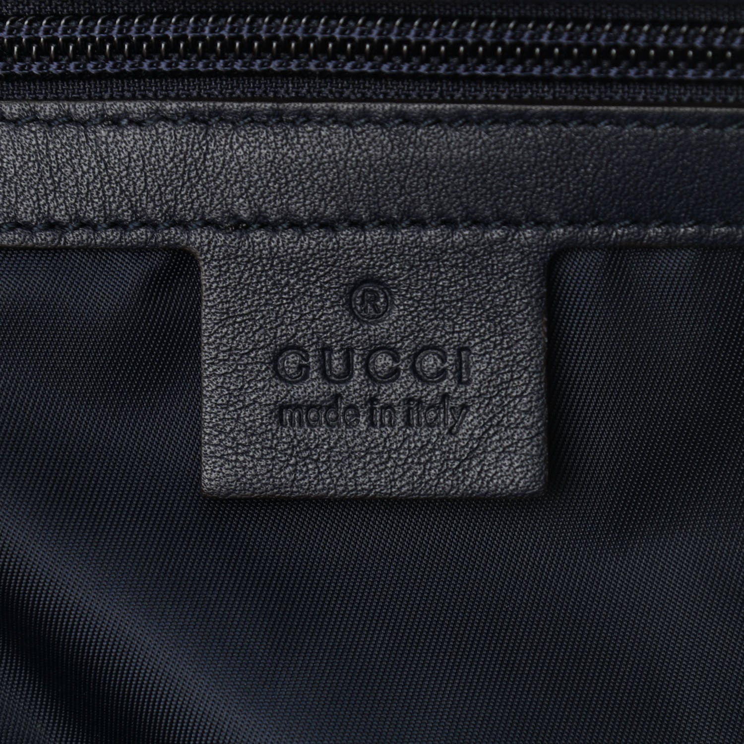 Gucci Nylon Microguccissima Gym Bag Navy 6 of 10