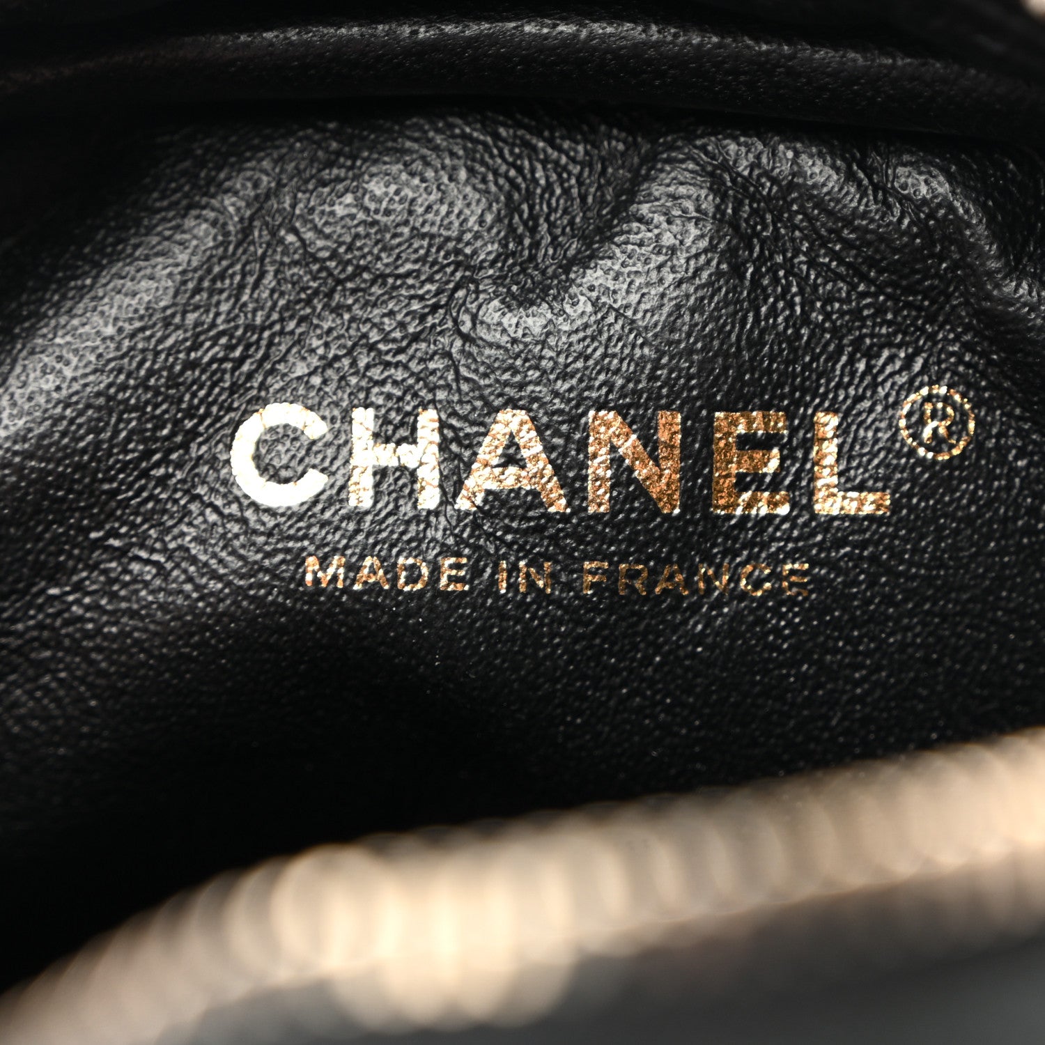 Chanel Nubuck Iridescent Calfskin Quilted Reissue Camera Case Black 7 of 12