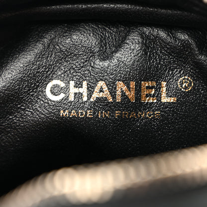 Chanel Nubuck Iridescent Calfskin Quilted Reissue Camera Case Black 7 of 12