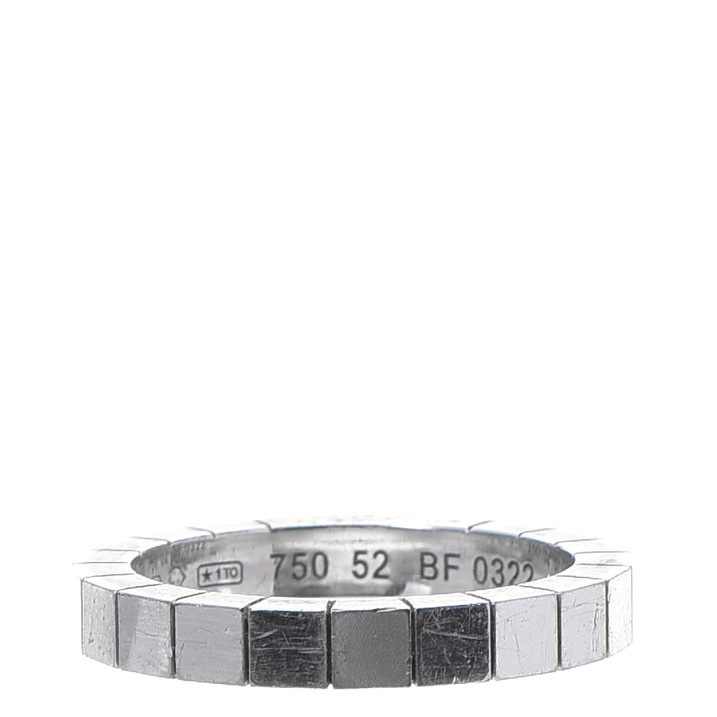 18K White Gold Lanieres Ring 52 6