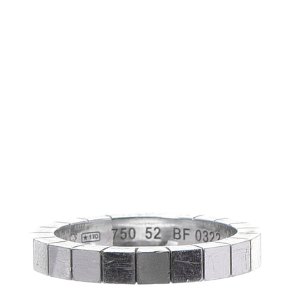Cartier 18K White Gold Lanieres Ring 52 6 3 of 4