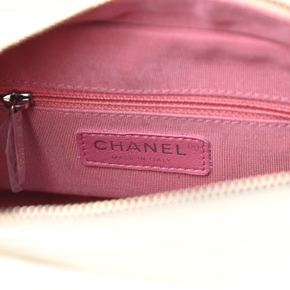 Chanel Aged Calfskin Quilted Small Gabrielle Hobo White 7 of 11