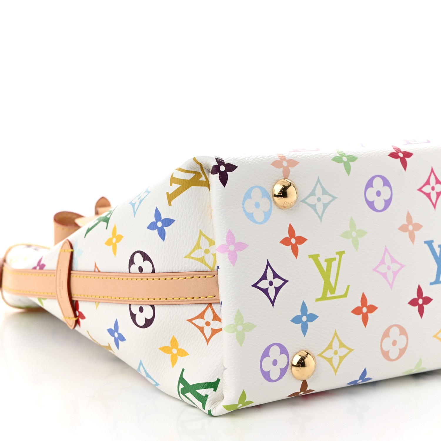 Louis Vuitton LV x TM Monogram Multicolor CarryAll PM White 9 of 10