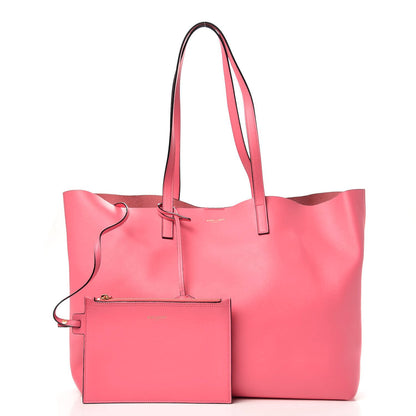 Saint Laurent Calfskin Large Shopping Tote Pale Rose 3 of 15