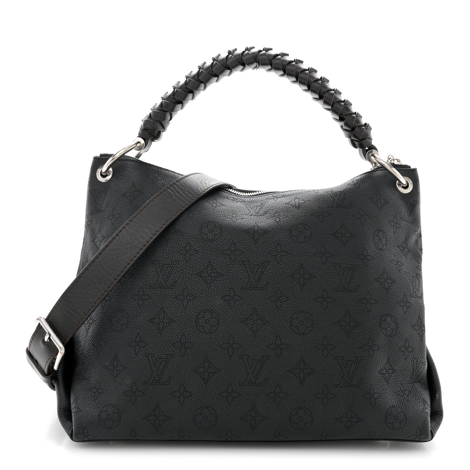 Louis Vuitton Mahina Beaubourg Hobo MM Black 1 of 15