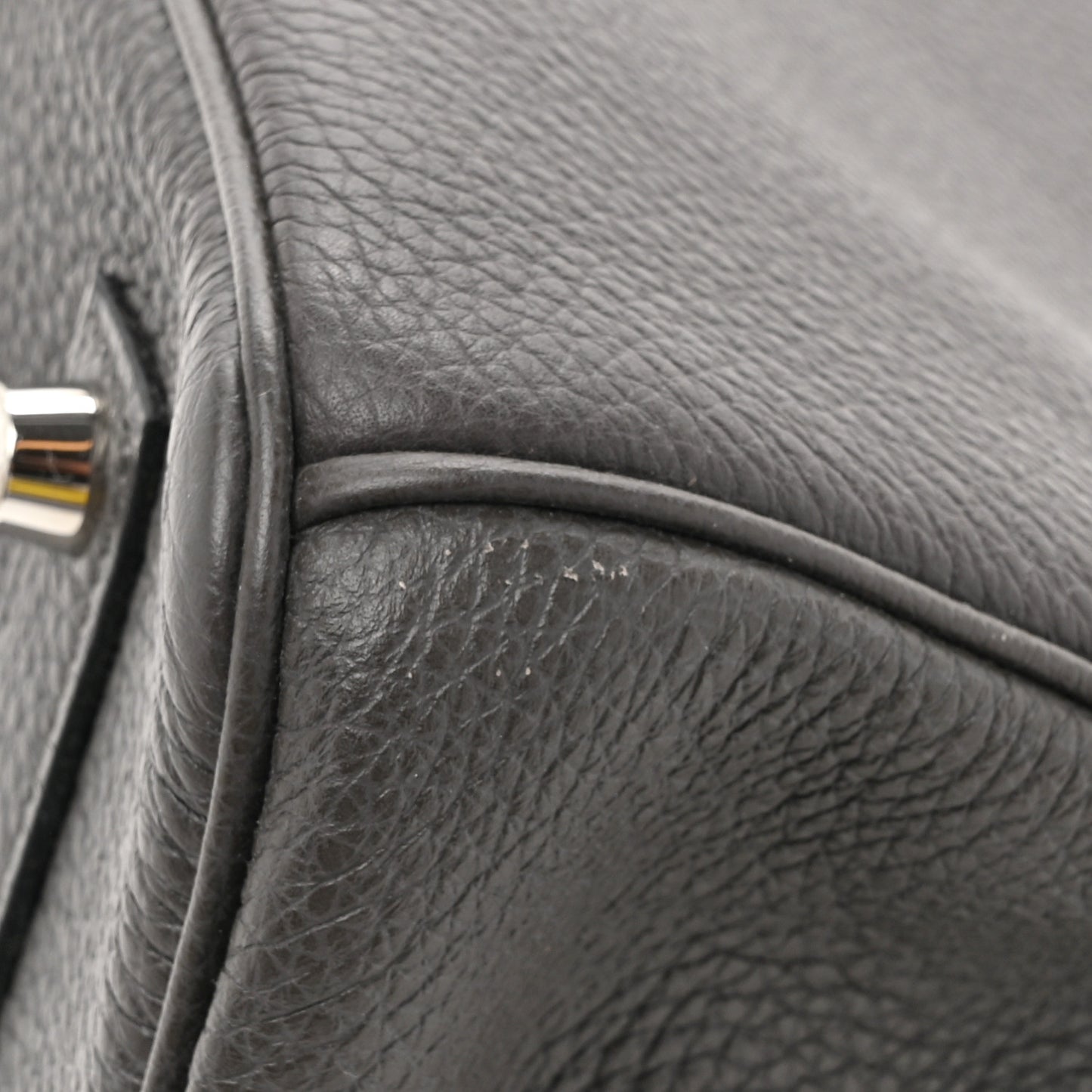 Togo Horseshoe Birkin 35 Graphite Vert Bengale