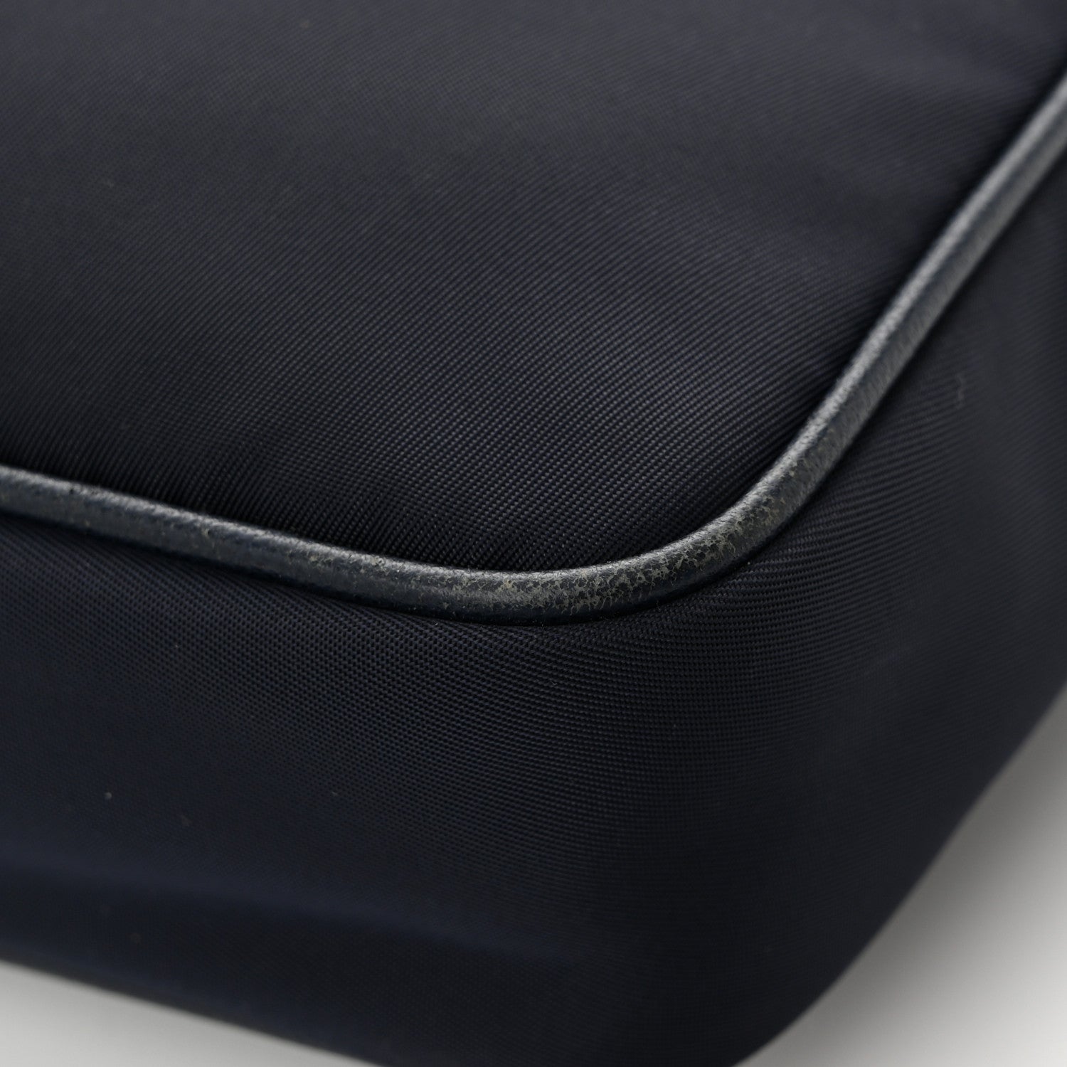 Prada Tessuto Nylon Saffiano Crossbody Bag Bleu 11 of 11