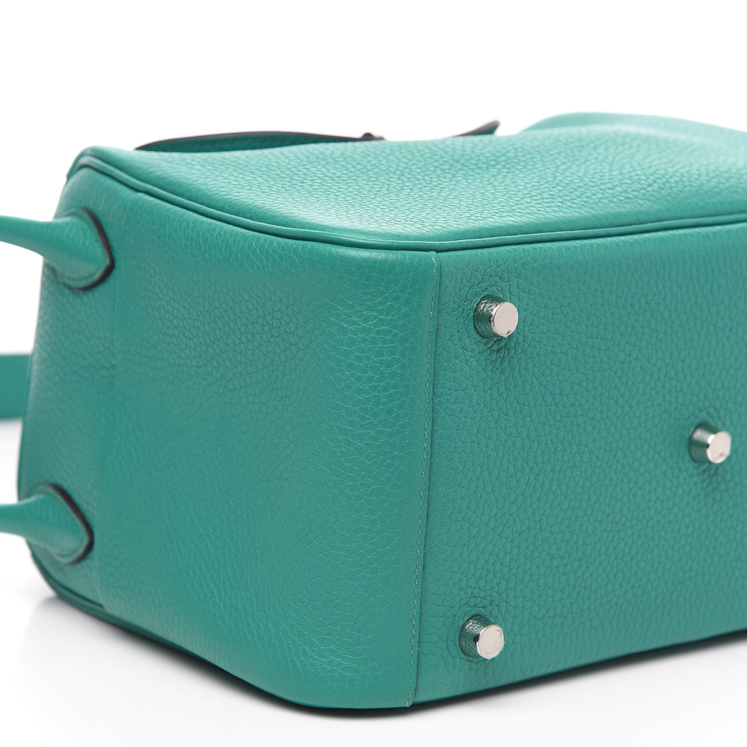 Hermes Taurillon Clemence Lindy 26 Blue Paon 7 of 9