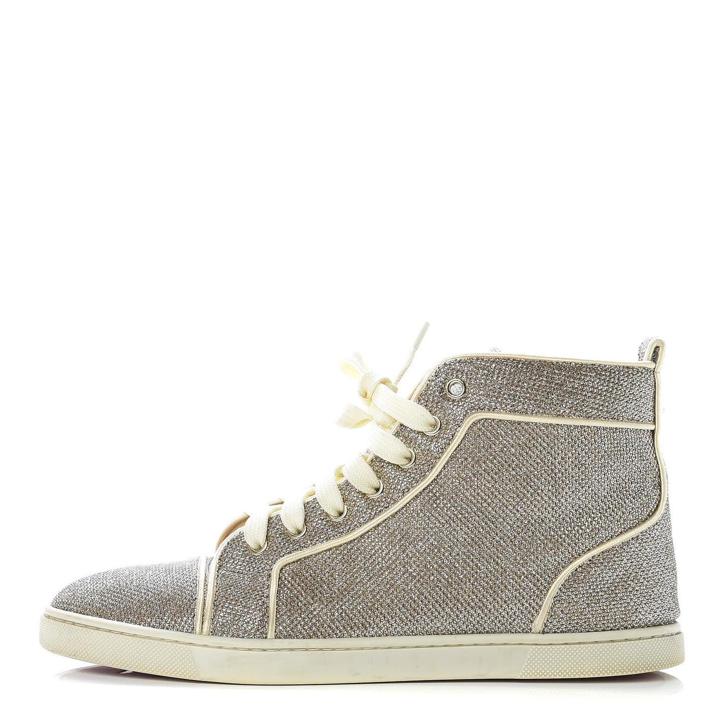Metallic Lurex Womens Bip Bip Orlato Flat Sneakers 40 Gold