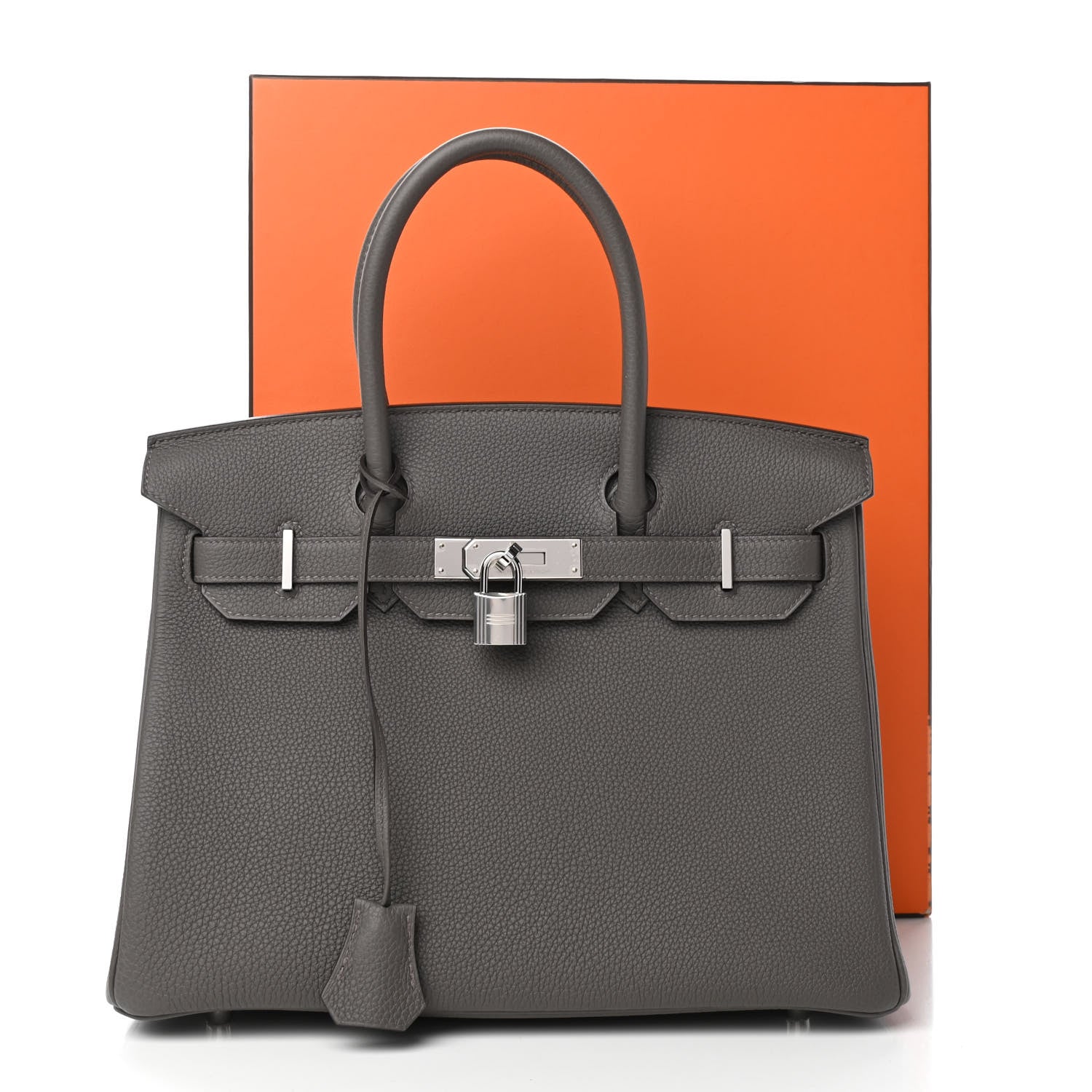 Hermes Togo Birkin 30 Etain 10 of 10