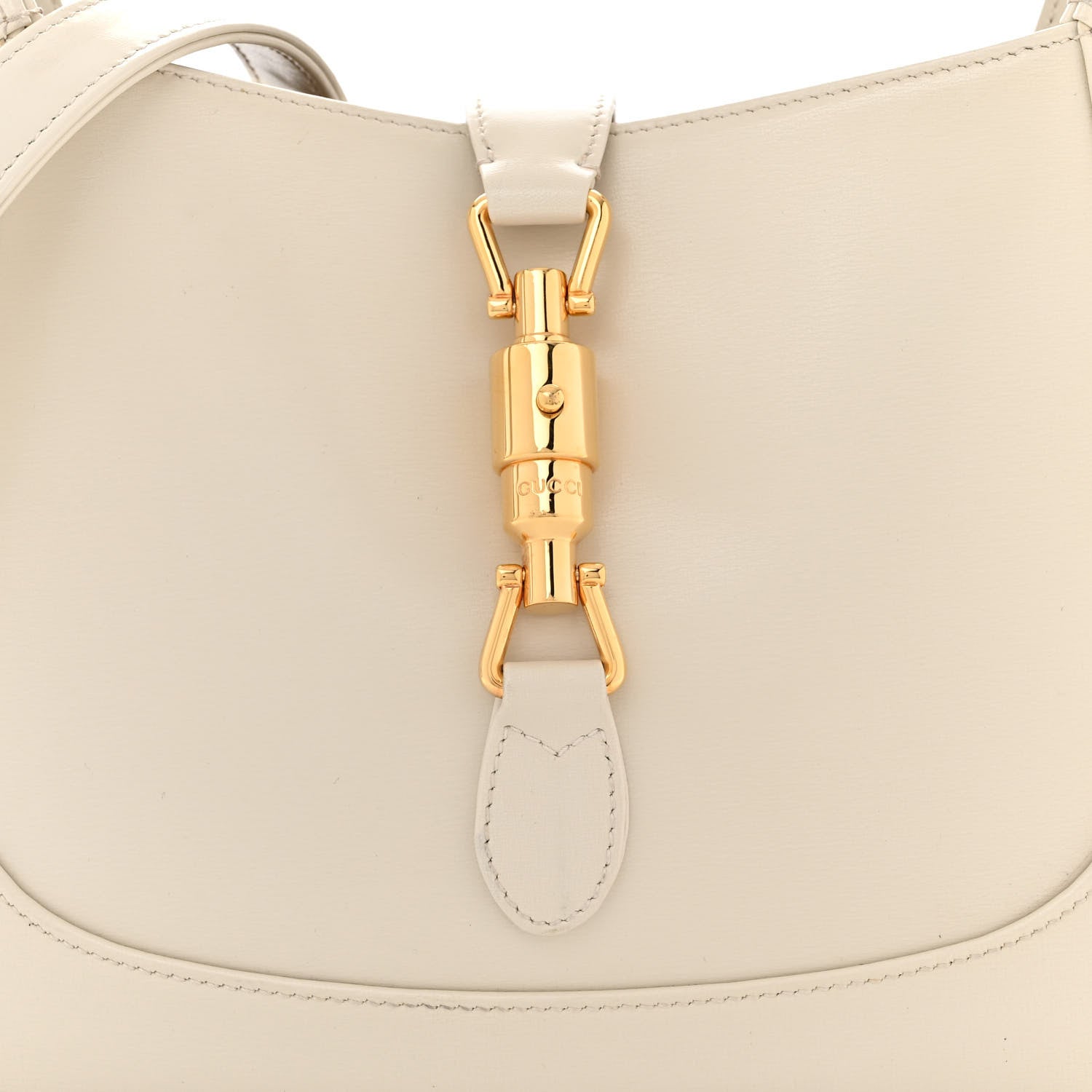 Gucci Boarded Dyana Lux Calfskin Small Jackie 1961 Hobo Mystic White 8 of 11
