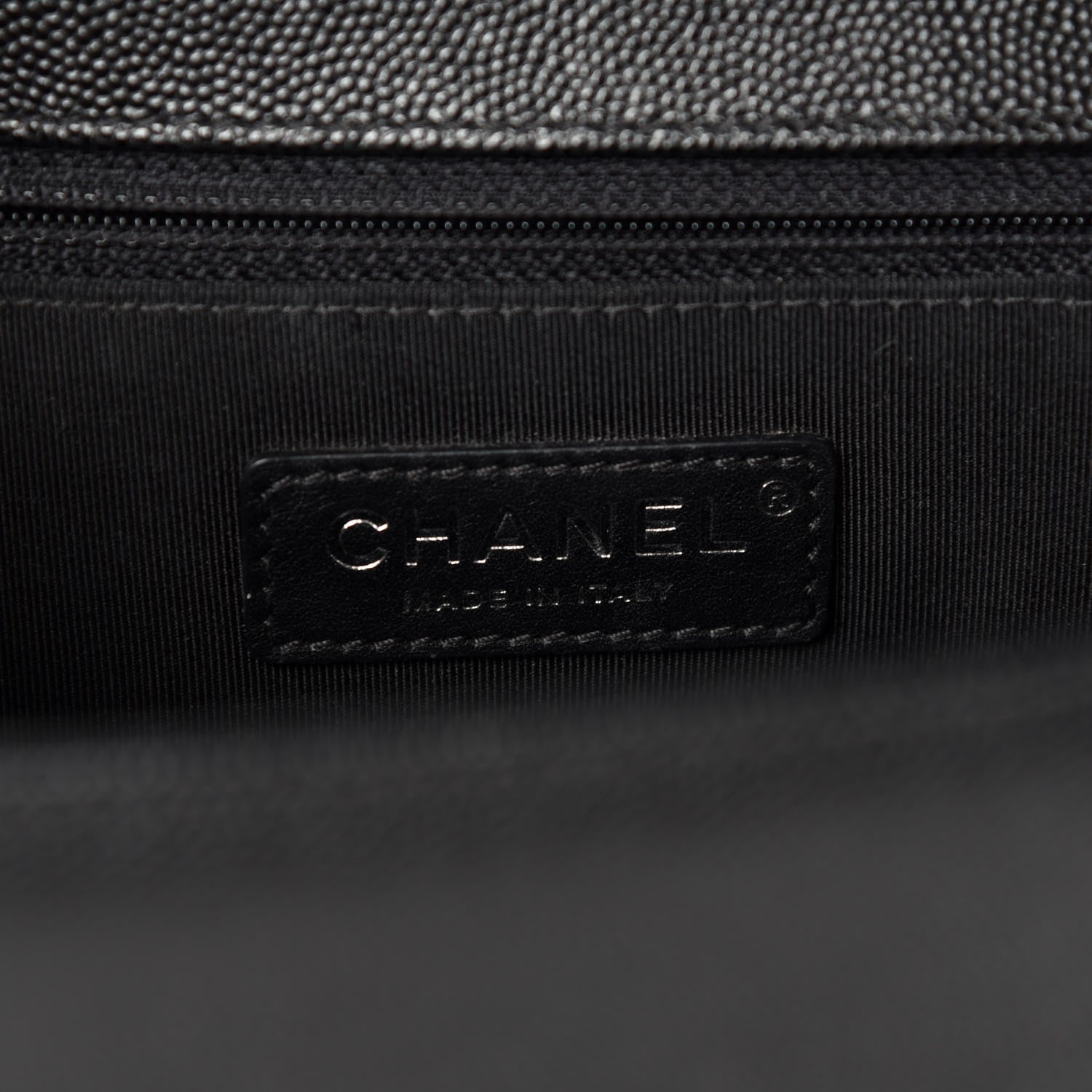 Chanel Caviar Quilted New Medium Boy Flap Black 9 of 11