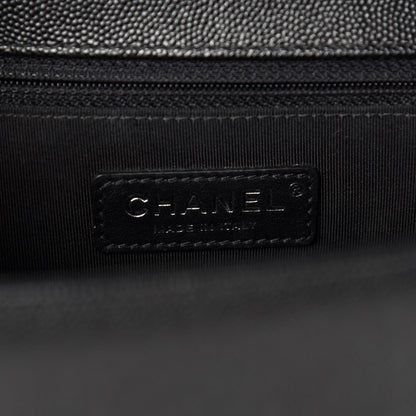 Chanel Caviar Quilted New Medium Boy Flap Black 9 of 11