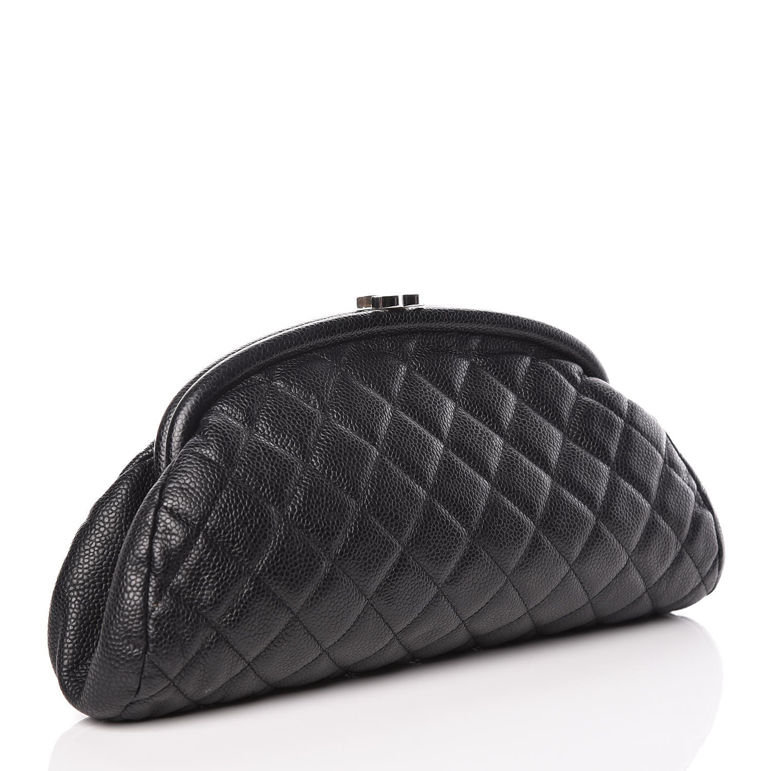 Chanel Caviar Quilted Timeless Clutch Black 3 of 12