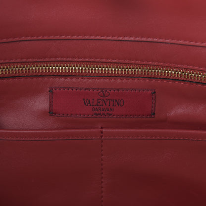 Valentino Garavani Vitello Medium Rockstud Tote Rosso Valentino 8 of 9