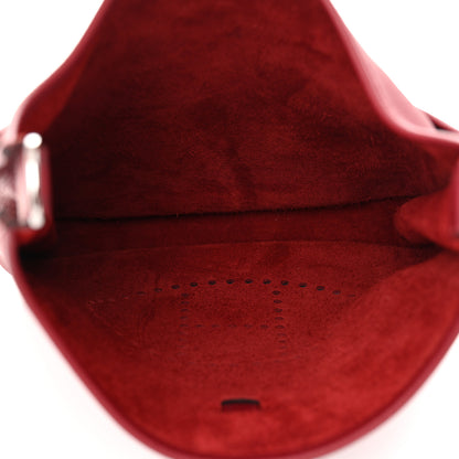 Hermes Taurillon Clemence Evelyne III GM Rouge Grenat 5 of 10