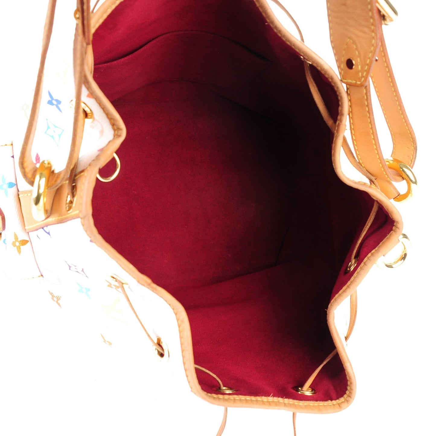 Monogram Multicolor Petit Noe White