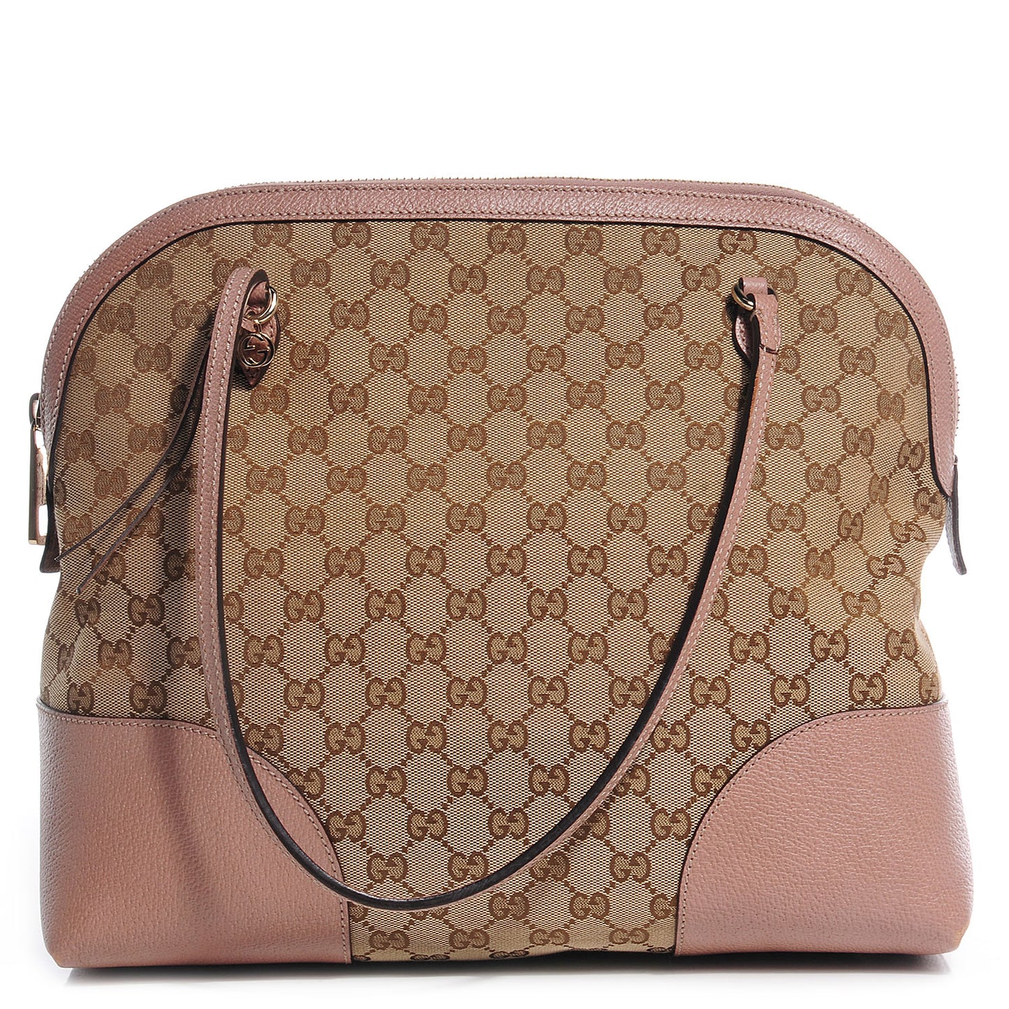 Monogram Medium Bree Shoulder Bag Dark Cipria