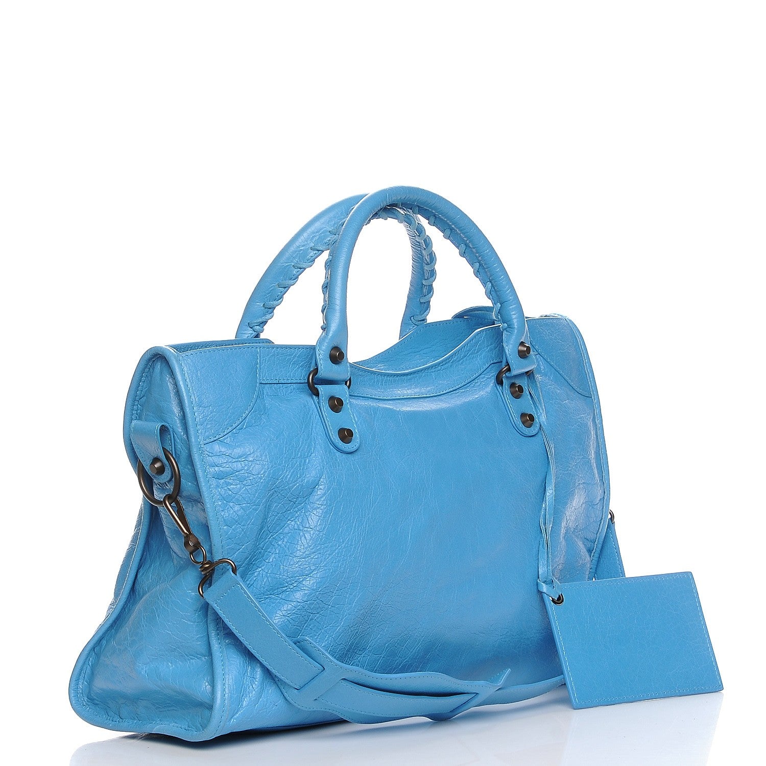 Balenciaga Agneau Classic Hardware City Bleu Azur Clair 4 of 9