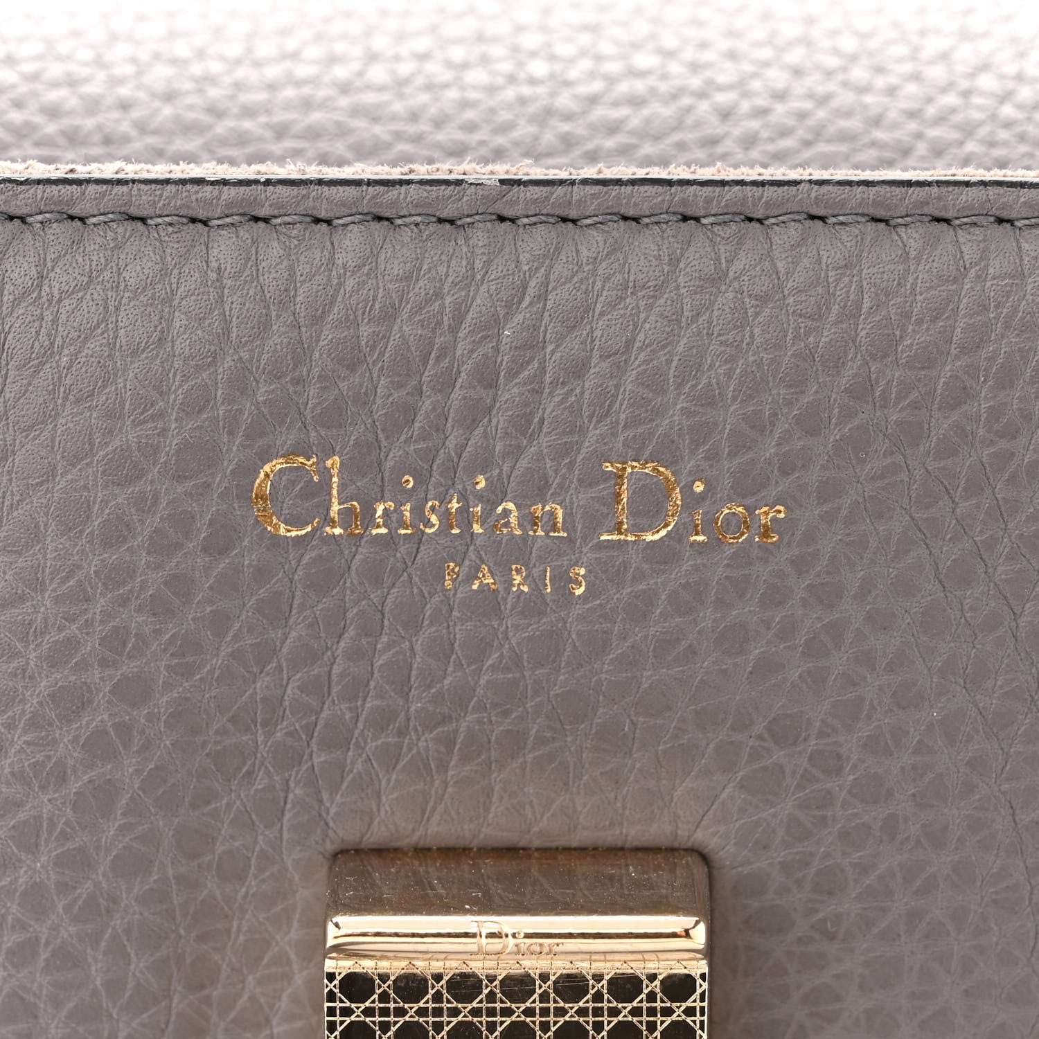 Christian Dior Bullcalf Medium Diorever Flap Meteorite Grey 6 of 9