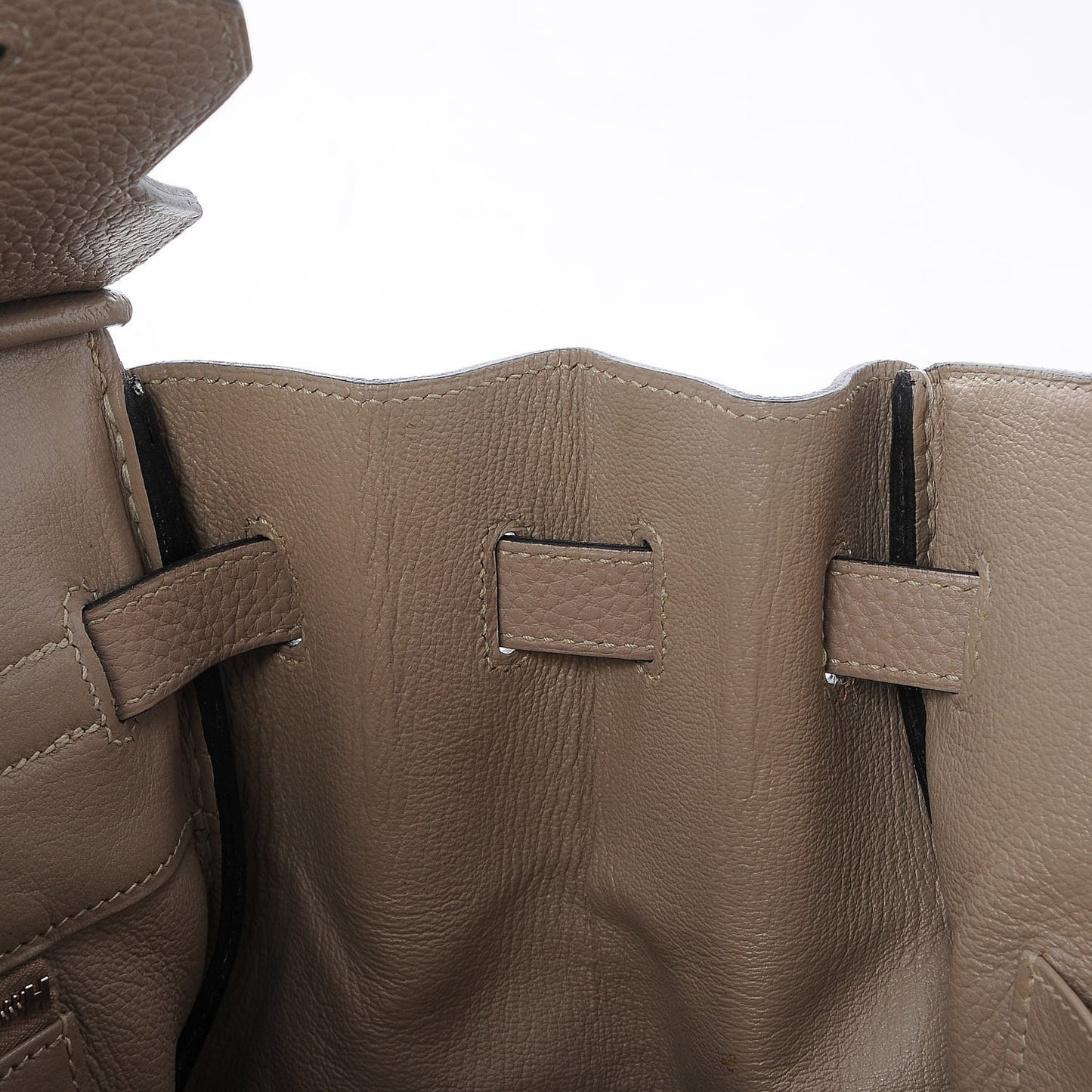 Taurillon Clemence Birkin 35 Gris Tourterelle