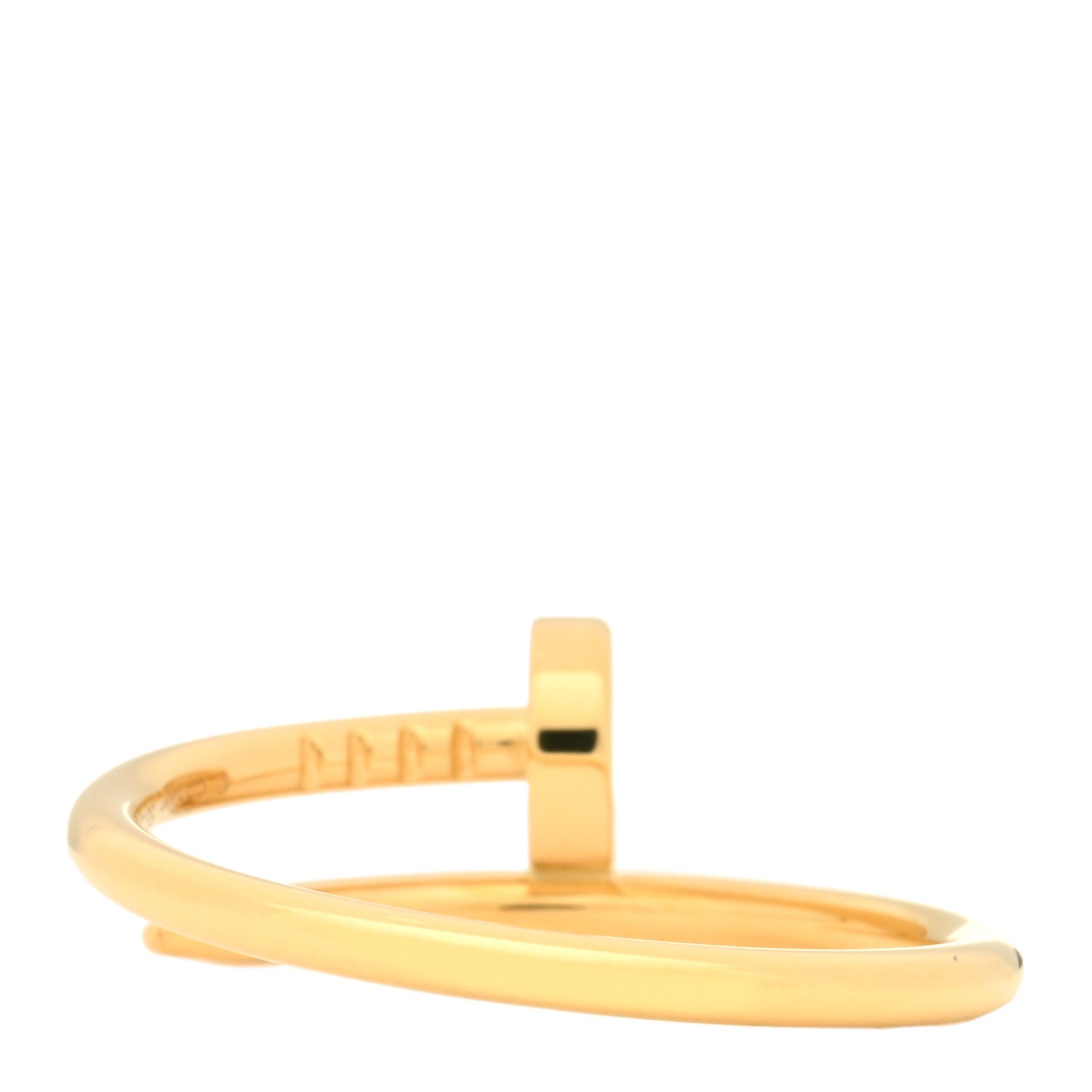 Cartier 18K Yellow Gold Small Juste Un Clou Ring 55 7.25 3 of 4