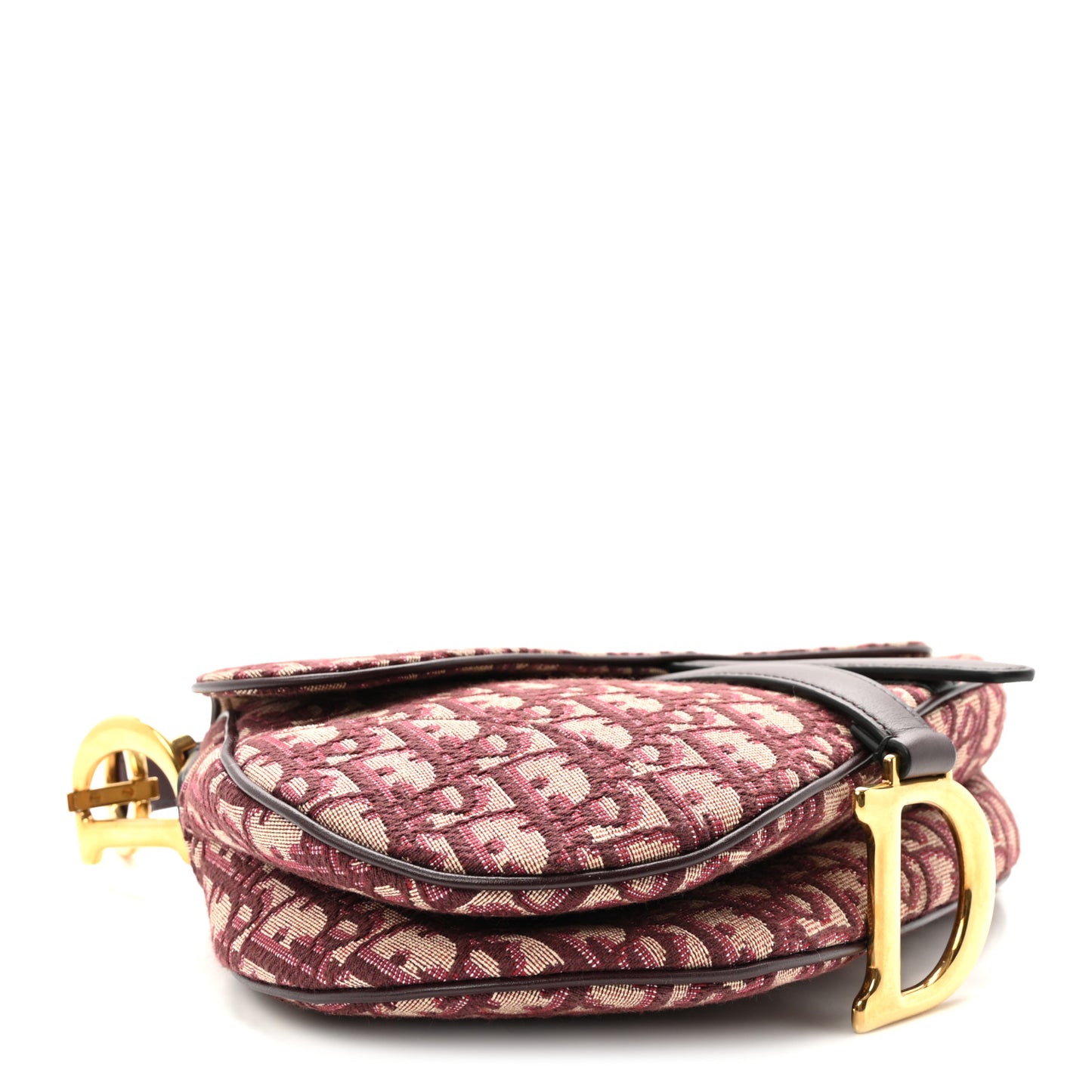 Oblique Saddle Bag Burgundy