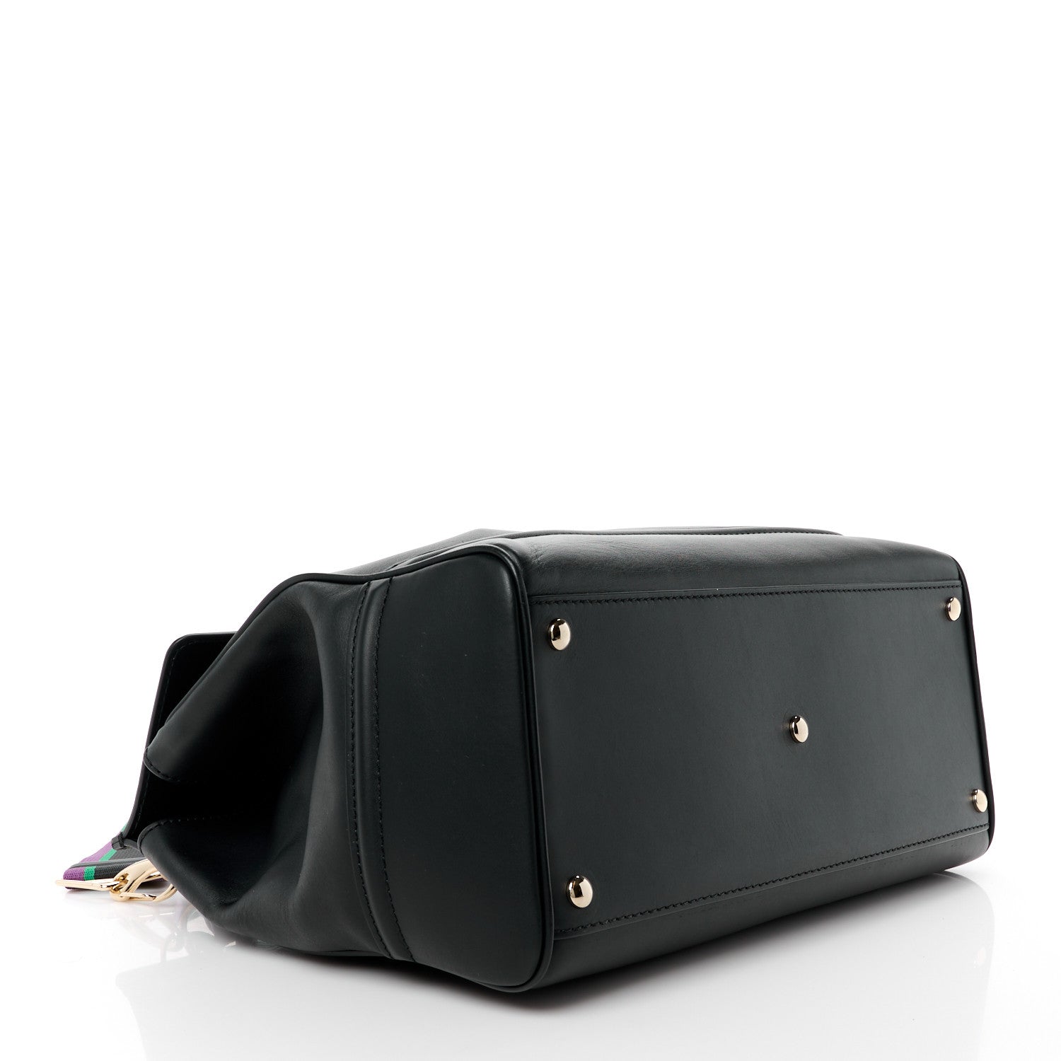 Versace Calfskin Large Palazzo Empire Bag Black 4 of 17