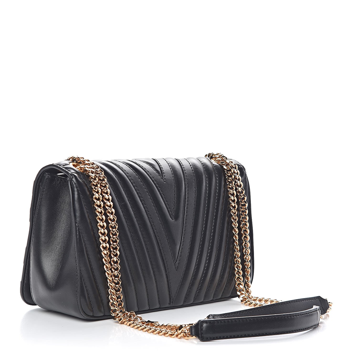 Stella McCartney Alter Nappa Star Medium Flap Shoulder Bag Black 3 of 12