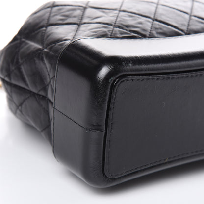 Chanel Aged Calfskin Quilted Gabrielle Backpack Black 8 of 12