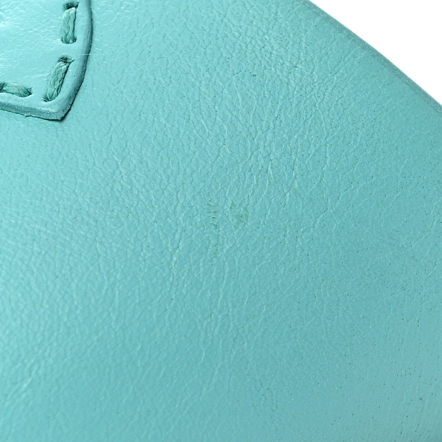 Calfskin CC Mules 39 Turquoise White
