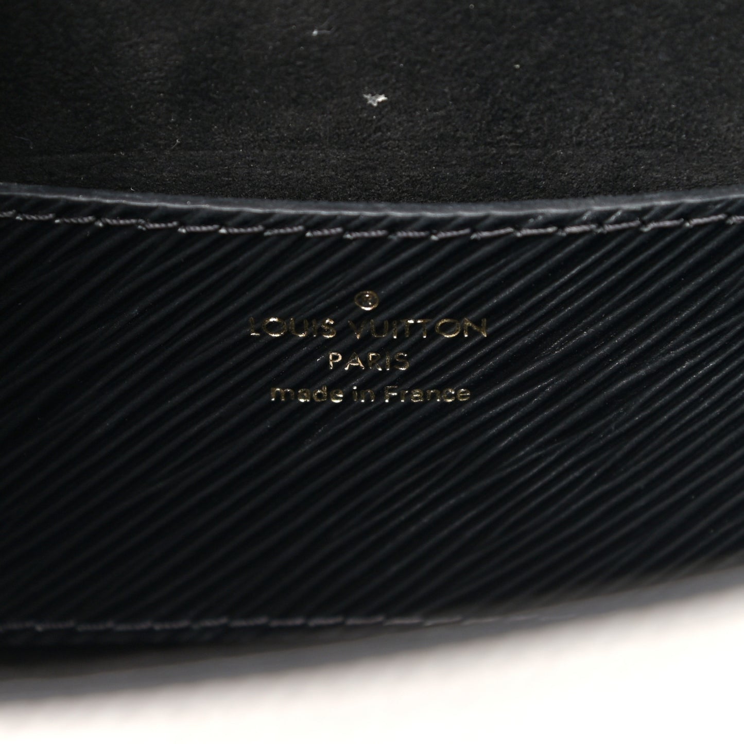 Epi Tortoiseshell Twist Shoulder Bag MM Black White