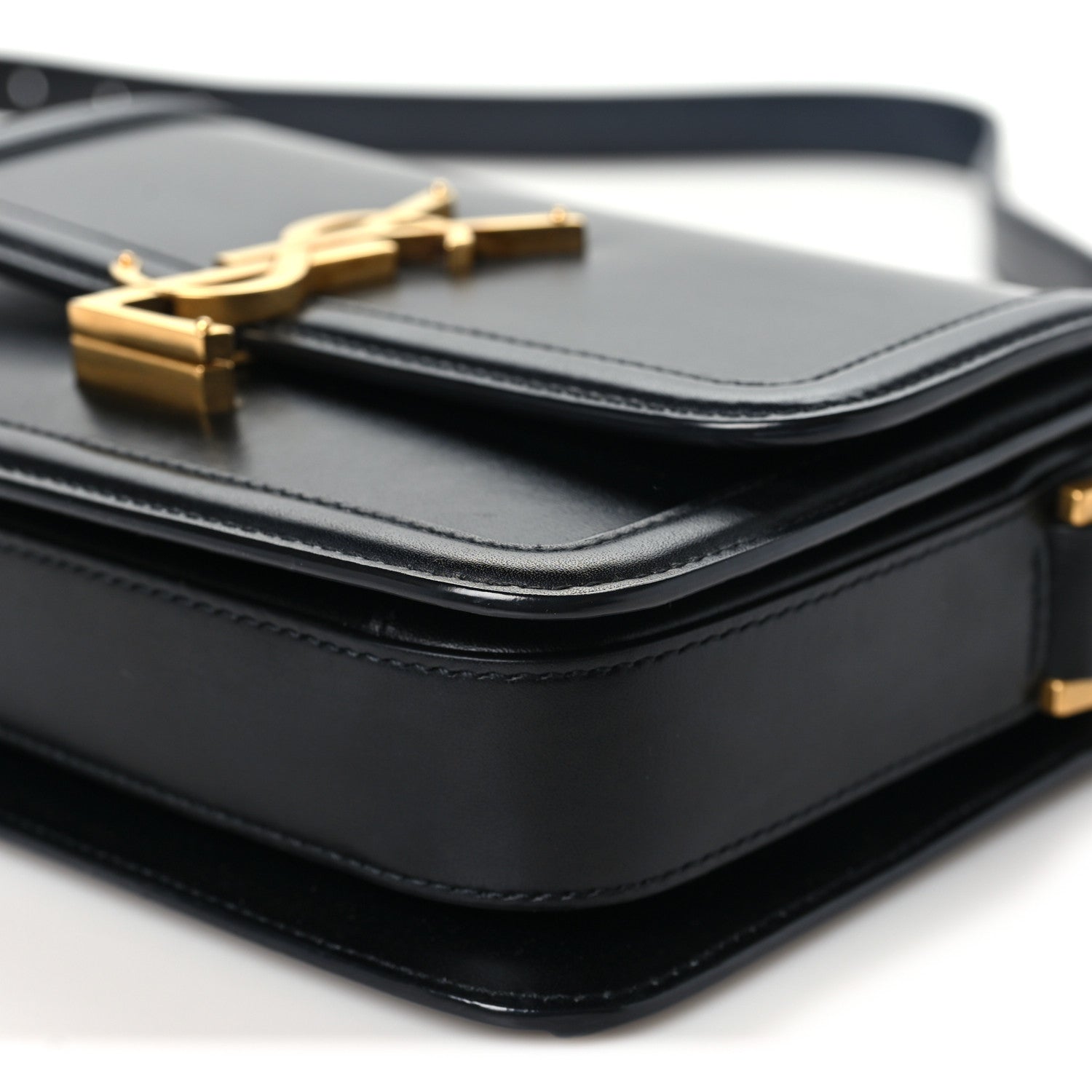Saint Laurent Smooth Calfskin Small Solferino Satchel Black 9 of 9