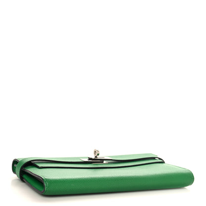 Hermes Epsom Kelly Longue Wallet  Bambou 4 of 8