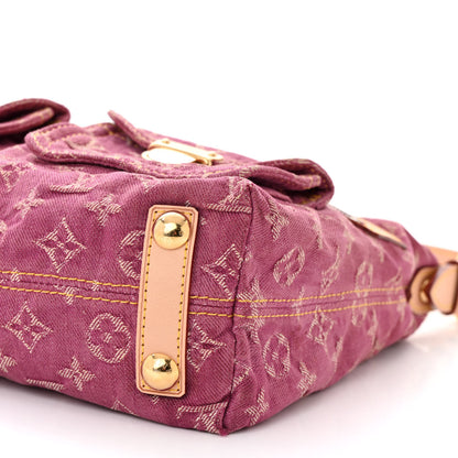 Louis Vuitton Denim Baggy PM Fuchsia 9 of 9